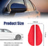 2 Pack Mirror Rain Visor Eyebrow, Waterproof Car Side Mirror Covers, Carbon Fiber Texture Side Mirror Visor Rain Guards, Universal Exterior Access...