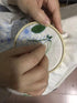 YJGMY Beginner Canvas Handbag Embroidery Set, Simple Embroidery, Cross Stitch Set, Including Printed Embroidery Bag with 1 Embroidery Ring, Needle...