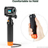 AKASO Waterproof Floating Hand Grip Compatible with AKASO Action Camera EK7000/Brave 4/Brave 7 LE/Brave 7/Gopro Hero12/11/10/ 9/Max/DJI Osmo Actio...