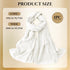 Cotton White Shawl for Women, Comfortable Soft Lightweight Spring Scarves Summer Scarf Wraps Linen Gauze, 77 * 40in Breathable Multifunctional Hea...