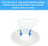 AIEX Pool Skimmer Swirl, Plastic Inground Swimming Pool Whirlpool Cleaner Basket Built for 8inch/20.3cm Skimmer Vortex for Indoor, Outdoor Swimmin...