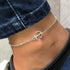 Anchor Anklets Silver Simple Navy Anklet Bracelets Beach Accessories Foot Jewelry Adjustable for Women...