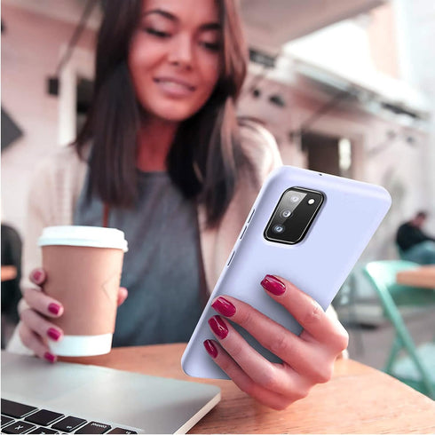 Galaxy A52 5G&4G Case, Liquid Silicone Case with Microfiber Lining Thickening Shockproof Design Soft Gel Rubber Phone Case Cover for Galaxy A52 5G...