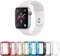 8 Pack 44mm Watch Case with Built-in HD Clear Ultra-Thin TPU Screen Protector Cover Compatible with Apple Watch Series 4/5/6/SE (Clear+Black+Gold+...