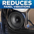NVX XBAF68 2 Piece Universal 6" x8” and 5"x7" Silicone Rubber Speaker Baffles with Self Adhesive Foam Base Pad......