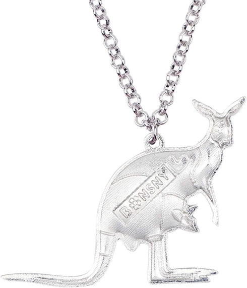 Bonsny Enamel Zinc Alloy Australia Kangaroo Choker Necklace Chain Pendant Fashion Animal Jewelry For Women Girl Charm Gift...