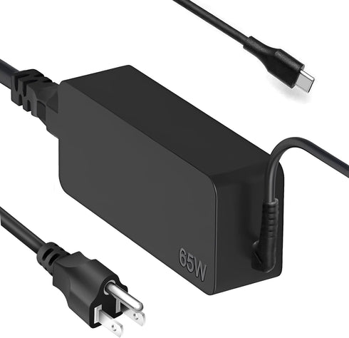 Replacement 65w USB c Laptop Charger for Lenovo ThinkPad/Chromebook/Yoga,ThinkPad T480 T490 T580 E480 ADLX65YDC2A Power Supply for Lenovo Laptop C...