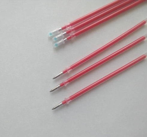 Gel Pens 0.5mm Refills, Red Gel Pen Refills, 50-Pack 0.5 mm Gel Ink Pen Replace Refills,Send 1 Extra pens,Red Pen Refills Easy Drying, Smooth Writ...