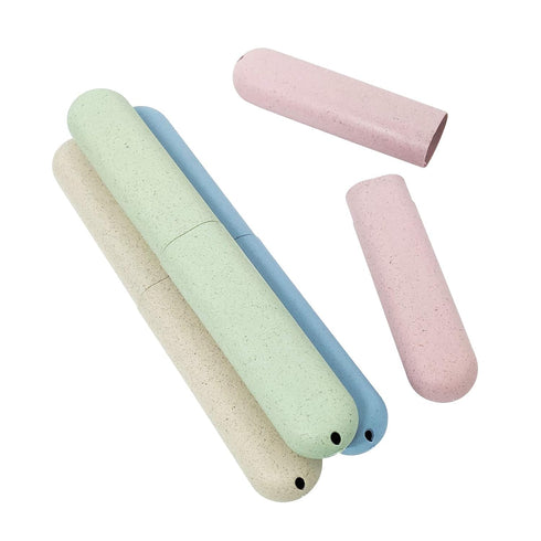 4 Pack Travel Toothbrush Holder Case, Portable Toothbrush Holder for Travel/Camping/School...