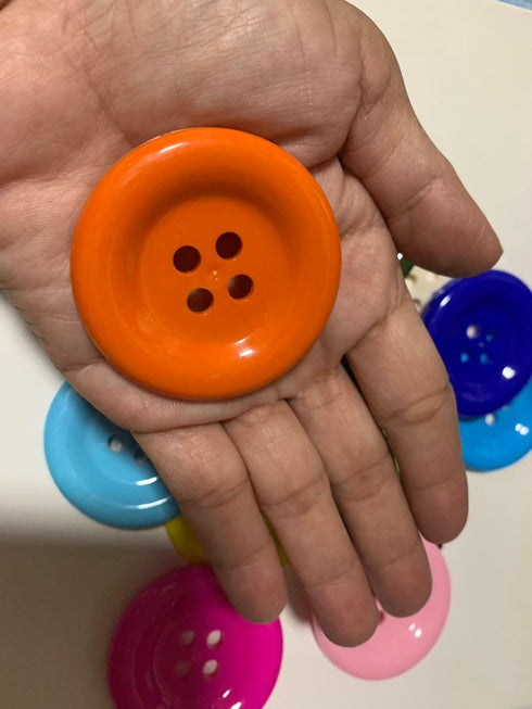 2 inch Round Button for Crafts, Large Button 4 Hole Mixed Color for Sewing Garment Clothing Dress Pants Skirt Hat Accessories Scrapbooking DIY 20 ...