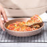 Nonstick Pizza Pans Aluminum Pizza Pan Professional Premium Deep Dish Non-Stick Bakeware for Home Kitchen Bakeware Bread Cake Handmade Golden 9 in...