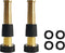 Hourleey 2 Pcs 5" Heavy Duty Brass Nozzles, Brass Jet Sweeper Garden Hose Nozzle, 3/4" GHT Nozzles for Garden Watering, Car and Pet Washing...