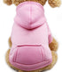 Jecikelon Winter Dog Hoodie Sweatshirts with Pockets Warm Dog Clothes for Small Dogs Chihuahua Coat Clothing Puppy Cat Custume (Medium, Pink)...