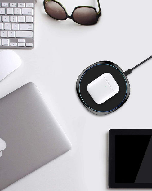 Fast Wireless Charger, NANAMI 7.5W Charging Pad Compatible iPhone 15/14/13/12/SE 2/11/11 Pro/XS Max/XR/X/8, 10W Qi Charger for Samsung Galaxy S24/...