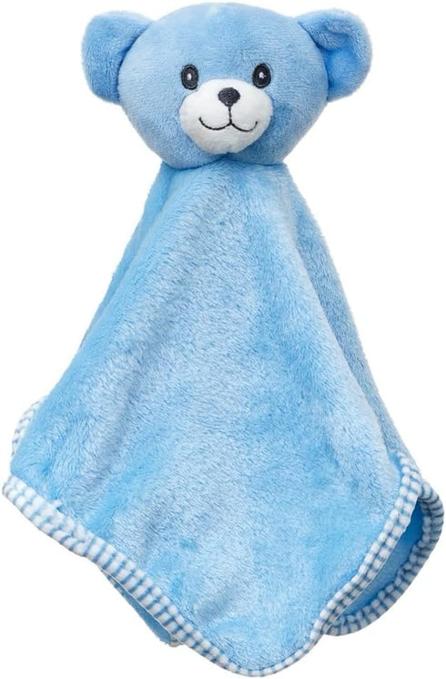 Warm, Lovey, Fuzzy, Cozy, Soft, Lovie Snuggle Baby Security Blanket, Baby Gift for Boys and Girls, Unisex Nursery Bedding Toy, Stuffed Animal Blue...