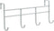 Spectrum Diversified Four Over the Door Hook, White...