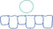 FEL-PRO MS 97214 Fuel Injection Plenum Gasket Set for Ford Edge...