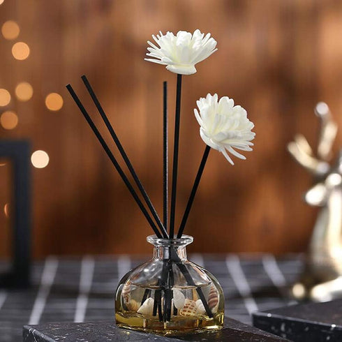 1Pcs Transparent Square Glass Diffuser Bottle Empty Refillable Fragrance Storage Container Dispenser Jars Pots Vials Case Diy Tool Accessories for...
