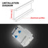 Aopin 1 Poles 6A 230V Miniature Circuit Breaker Low-Voltage DZ47-63 DIN Rail Mount, Residual Current Circuit Breaker Leakage Overload Short Circui...