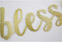 70 Years Blessed Banner, Funny Gold Glitter Sign for 70th Birthday/Wedding Anniversary Party Supplies Photo Props...