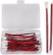15Pairs jst Connector Kit 2.54mm 2 Pin 10cm Silicone Wire Cables Balance Plug Lead Socket Male and Female Connector for Bluetooth Headset Toys......