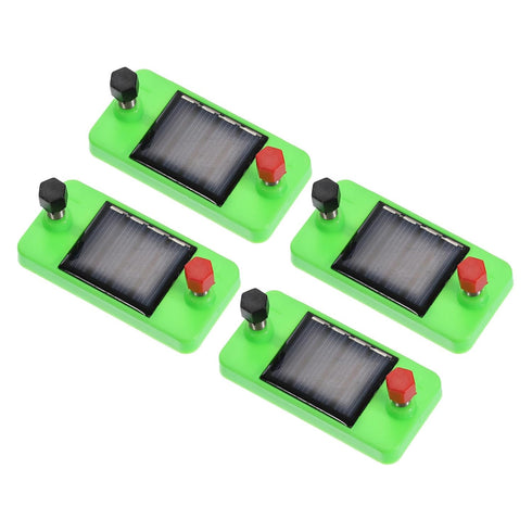 PATIKIL Mini Solar Panels, 4Pcs Portable Solar Panels Electrical Battery Power DIY Experiment for Physics Laboratory Equipment Electronic Teaching...