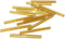 25mm 1" Czech Glass Seed Beads Tube Lined Bugle Beads Spacer Long Earrings Findings (Gold)...