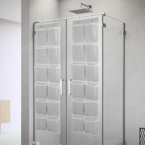 2PK Over the Door 12 Pocket Hanging Shoe Organizer...