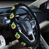 Mayco Bell Automotive Women Embroidery Cute Car Steering Wheel Cover (Sunflower)...
