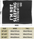 Im Not Sleeping Ultra-Soft Micro Fleece Blanket Anti-Pilling Flannel Sleep Comfort Sofa Blanket...