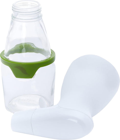 Prepara Simply Mist Olive Oil Sprayer, Chrome Band, White/Green...