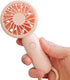 Portable Mini Handheld Fan, 2 in 1 Fan with 3 Colors, USB Rechargeable Small Pocket Fan, 3 Speeds Personal Small Hand Fan for Travel/Summer/Concer...