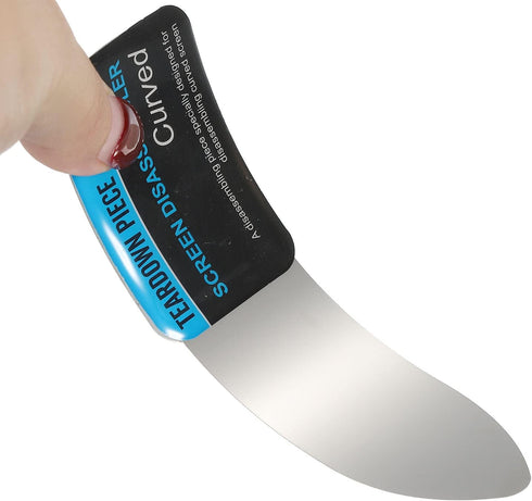 PATIKIL Flat Curved Spudger Pry Blade Professional Stainless Steel Metal 0.1mm Ultra Thin Pry Opening Tool for Mobile Phone Repair...