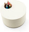 Three by Three Seattle jOTBLOCK Full-Circle Chunky Sketchpad: With 6 Colored Pencils for Memos, Notes, Drawings, Letters & Office (380 Pages)...