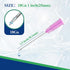 100Pcs 18G 1.5 Inch (38MM) Luer Lock Needle Scientific Lab Tools for Measuring, Refilling Ink, Industrial and Crafts Individually Packed...