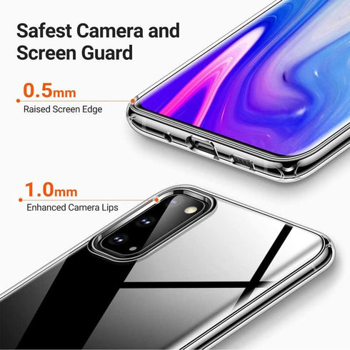 Phone Case for Ulefone Note 14 (6.52") with 1 X Tempered Glass Screen Protector, Slim Clear Shockproof X Anti-Scratch Soft TPU Gel Cover for Ulefo...