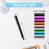 HESSION 10 Pack Stylus Pen for all capacitive Touch Screens Suitable for iPhone Ipad Samsung Galaxy Tablets Black...