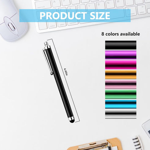 10 Pack Stylus Pen for all capacitive Touch Screens Suitable for iPhone Ipad Samsung Galaxy Tablets (Grey)...