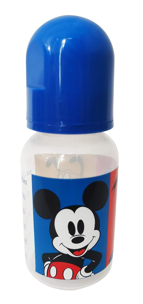 Cudlie Disney Baby Boy Mickey Mouse 5 oz Pack of Three Baby Bottles, Mickey Friends...