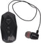 Jectse Retractable Headphones, Collar Clip Earpiece HiFi Stereo Business Headphones with Power Display, Single Headphone for Office Trucker Driver...