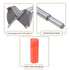 uxcell Forstner Drill Bits 25mm, Tungsten Carbide Wood Hole Saw Auger Opener Woodworking Hinge Hole Drilling Boring Bit Cutter Gray with Case...