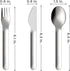 ZOKU Coca-Cola Pocket Utensil Set | Stainless Steel Fork, Knife, and Spoon Nest in Hygienic Case | Portable Design for Travel, School, Work, Picni...