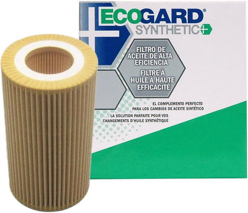 ECOGARD S5277 Premium Cartridge Engine Oil Filter for Synthetic Oil Fits Mercedes-Benz E350 3.5L 2006-2011, C300 3.0L 2008-2012, E320 3.2L 1998-20...