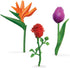 Safari Ltd. Flowers TOOB - Mini Figurines of Rose, Tulip, Hibiscus, Bird of Paradise, Daffodil, Sunflower, Lotus, Orchid - Educational Toy Figures...