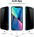 JETech Privacy Screen Protector for iPhone 13 6.1-Inch with Camera Lens Protector, Anti-Spy Tempered Glass Film, Easy Installation Tool, 2-Pack Ea...