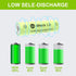 Porvoo AA Ni-MH 600mAh 1.2V Rechargeable Batteries, AA Solar Batteries for Outdoor Solar Lights, Garden Lights, String Lights (12Pack AA)...
