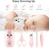 Baby Nail Clippers, 4-in-1 Safe Baby Nail Kit with Cute Case, Nail Clipper, Scissors, Tweezers, Baby Nail File Set for Newborn, Infant, Toddler an...
