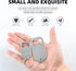 Stainless Steel Flat Beer Bottle Opener Keychain, Sturdy and Durable 2 Pcs to Send to Friends, Light and Easy to Carry, Suitable for All Beer Bott...