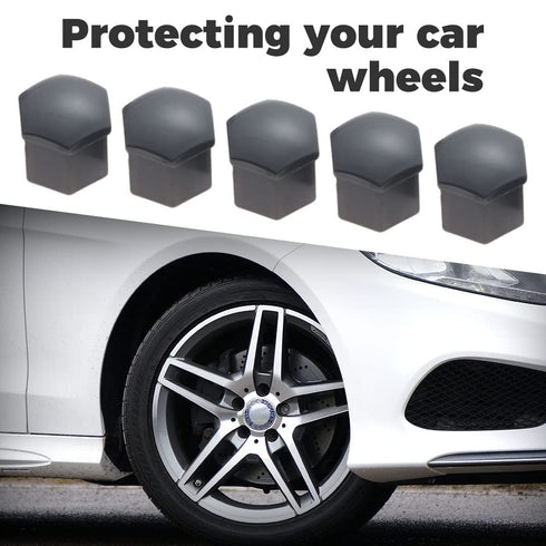 Mtsooning 20PCS Wheel Lug Nut Caps, 19mm Gray Wheel Bolt Head Covers, Hexagonal Plastic Tire Bolt Protector with Removal Tool for Cars...