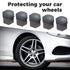 Mtsooning 20PCS Wheel Lug Nut Caps, 19mm Gray Wheel Bolt Head Covers, Hexagonal Plastic Tire Bolt Protector with Removal Tool for Cars...